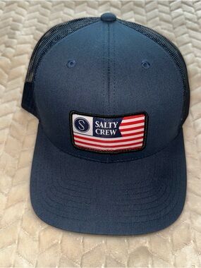 Salty Crew Navy Trucker Hat